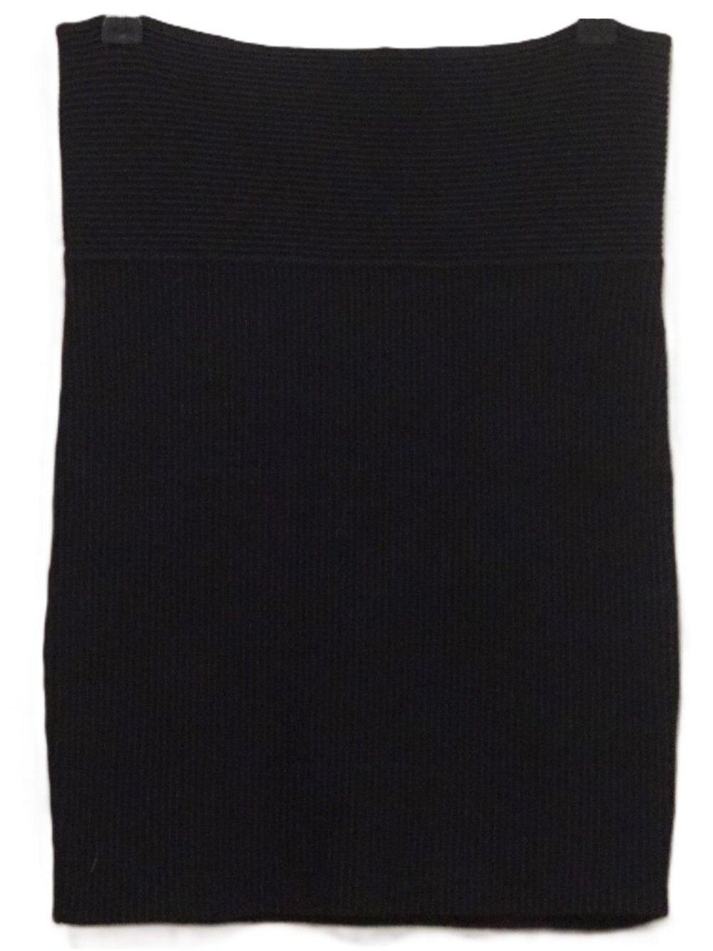 House of Harlow Black Mini Fitted Pencil Skirt Ribbed Stretch Women’s Small